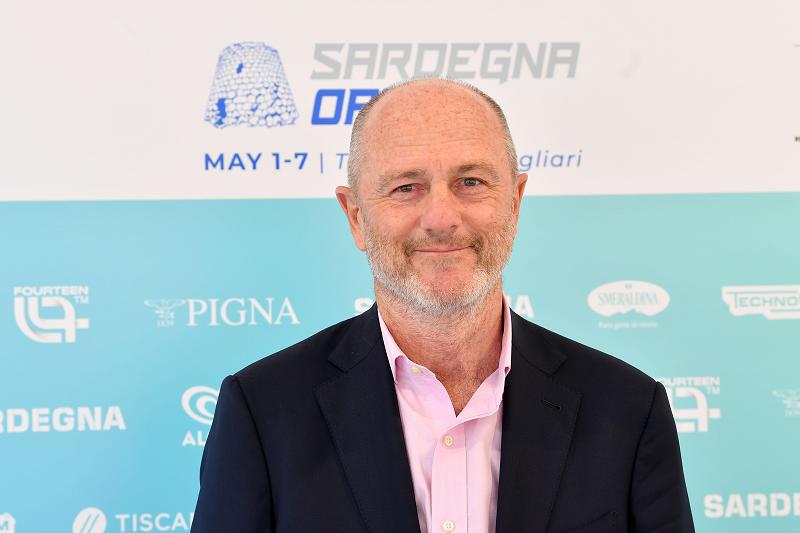Angelo Binaghi al Sardegna Open (Foto Francesco Panunzio)